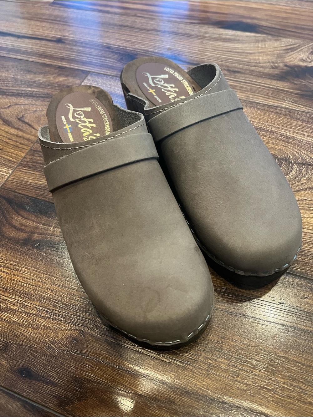 Lotta From Stockholm Brown Slip-On Clogs